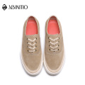 ABINITIO Custom Logo Branded Men Fashion Leather Casual Shoes And Sneakers